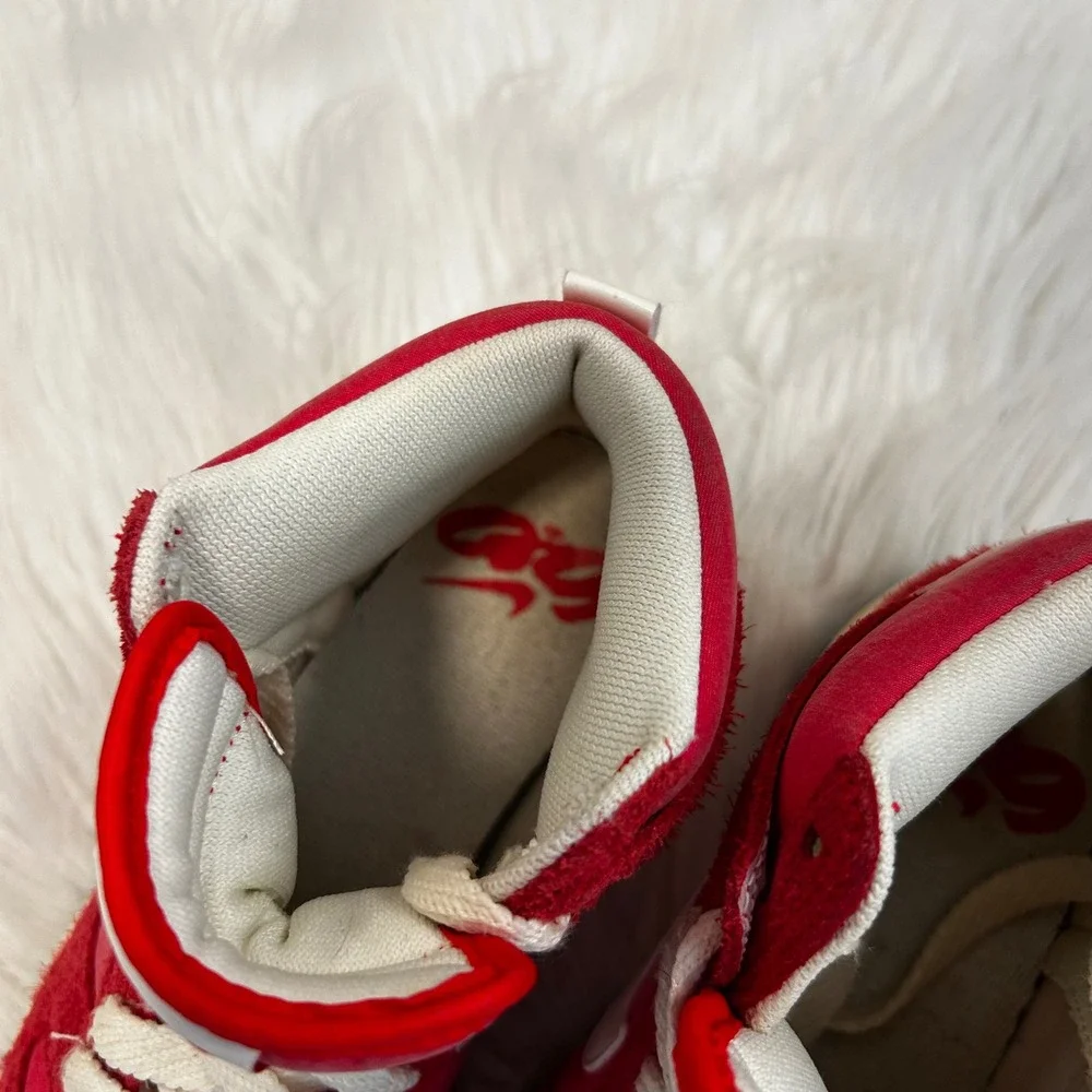 Nike Dunk High 6.0 'Action Red' Dunk SB‎ High Pro Suede 342252-670 Sneakers 7.5